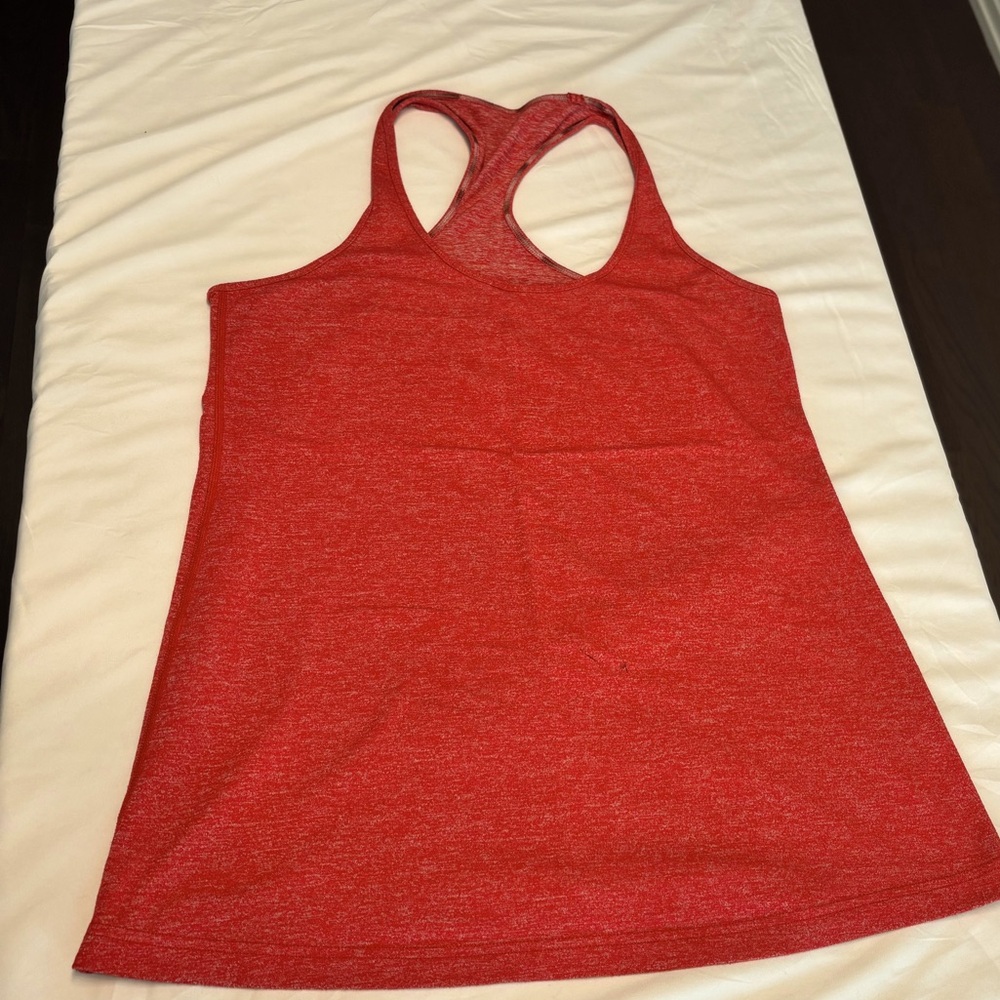Lululemon Red Racerback Tank Top